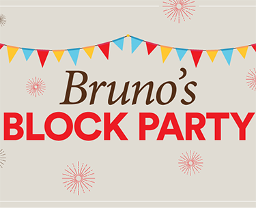 Brunos Block Party graphic image