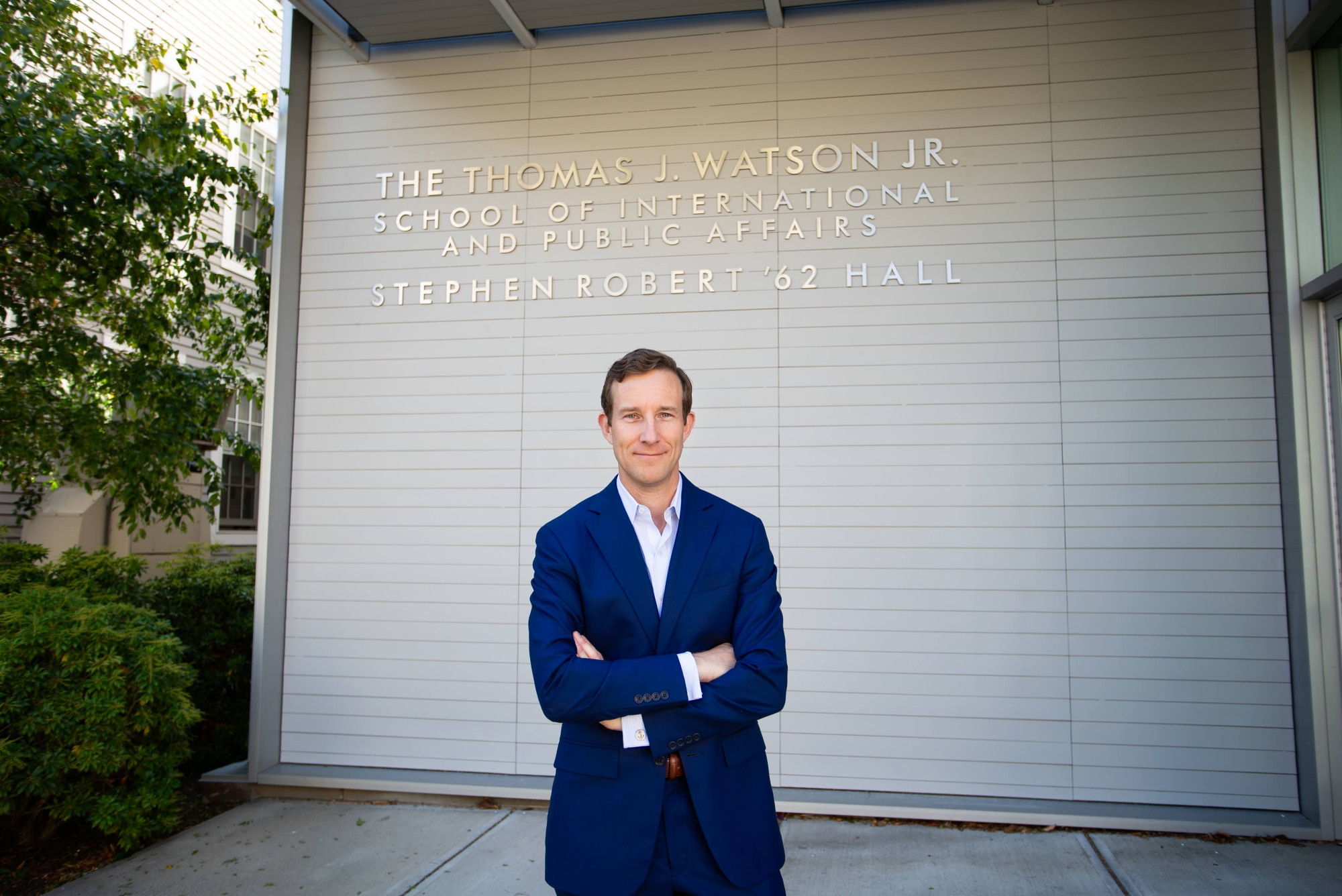 John Friedman outside the Watson School