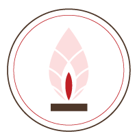 Icon of a flame in a circle.
