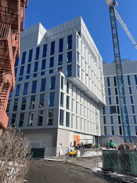 A photo of Danoff Labs, under construction