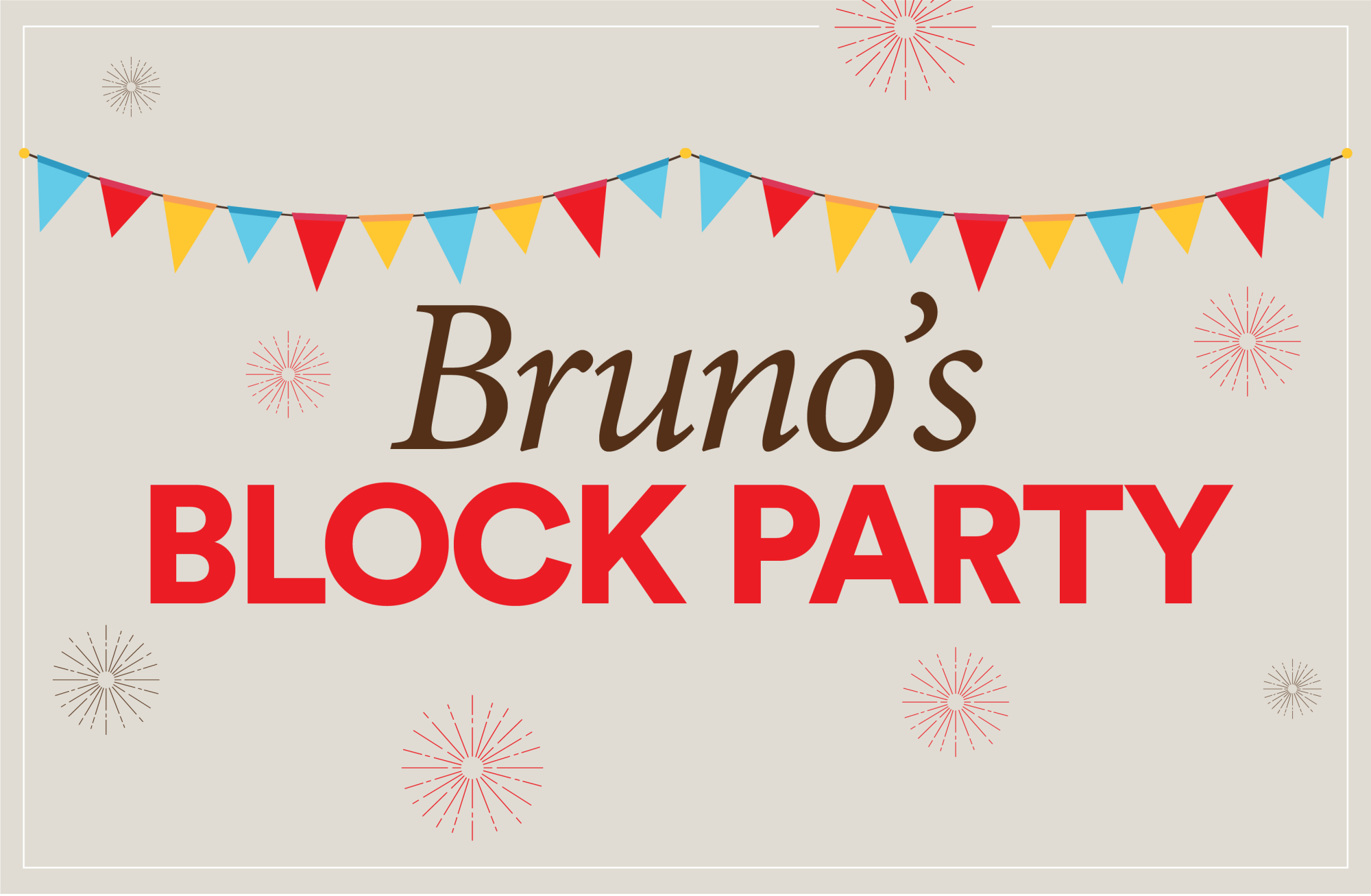 Bruno's Block Party image
