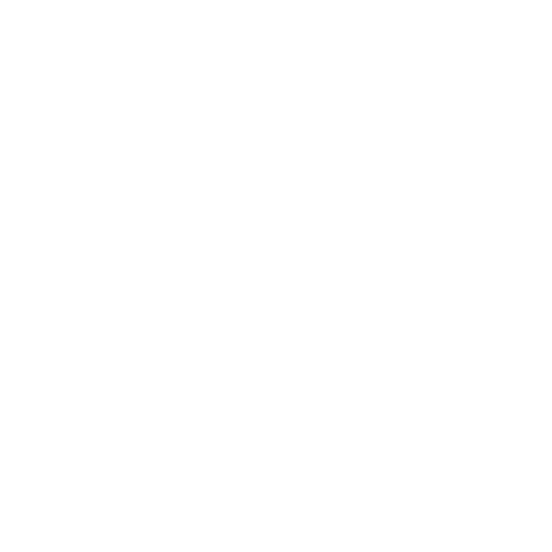 White icon of an academic building with a grad cap inside