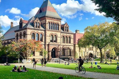Sayles Hall in on the Main Green.