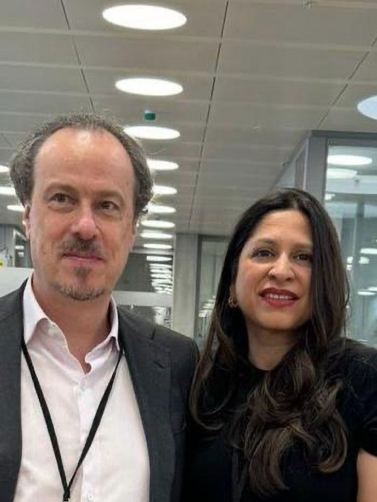 Bhargavi Srinivasan P’26 and Laurent Laloux P’26