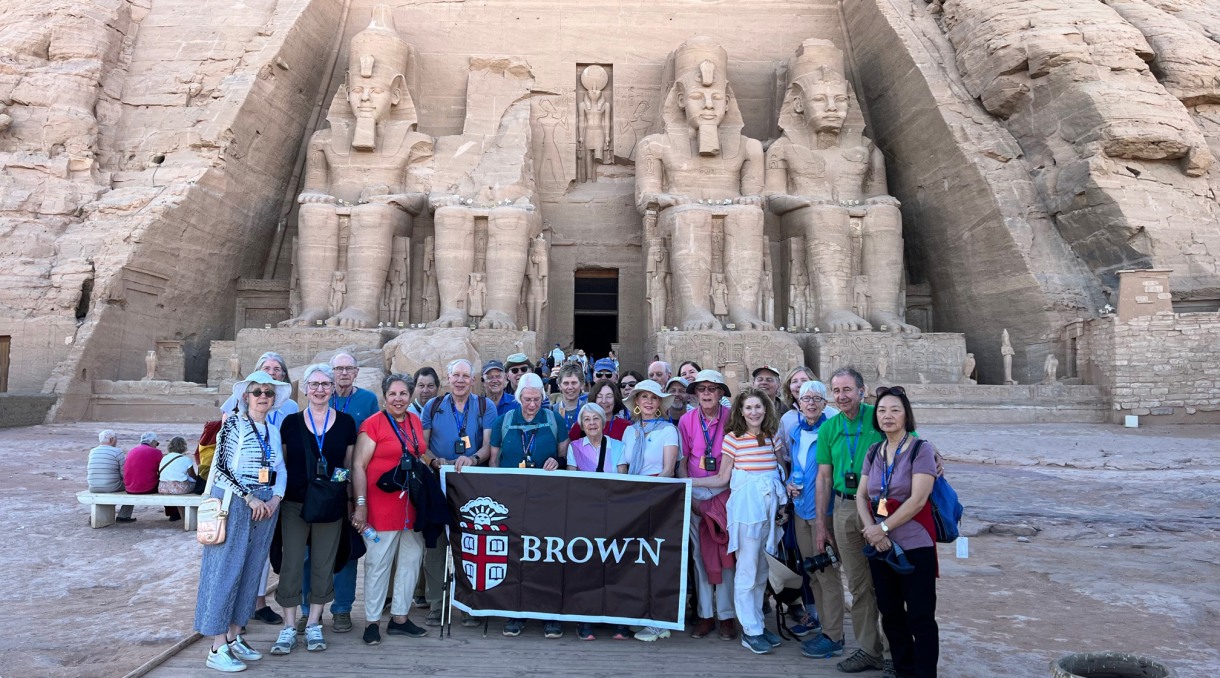 group of travelers in Egypt
