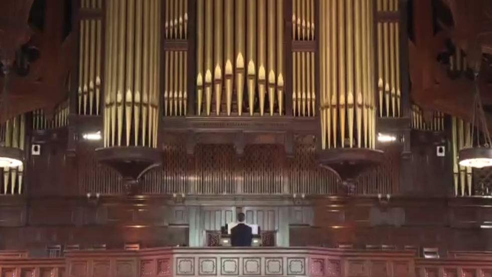 Organist at Memorial Service