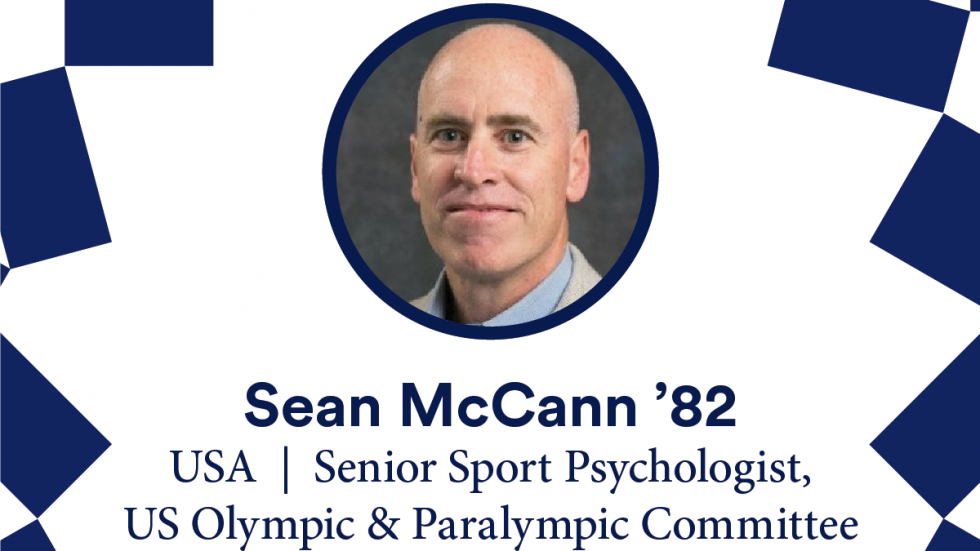 Sean McCann '82 photo, USA | Senior Sport Psychologist, US Olympic & Paralympic Committee