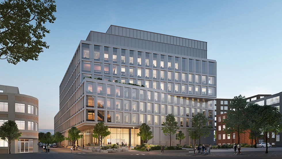 Rendering of William A. and Ami Kuan Danoff Life Sciences Laboratories