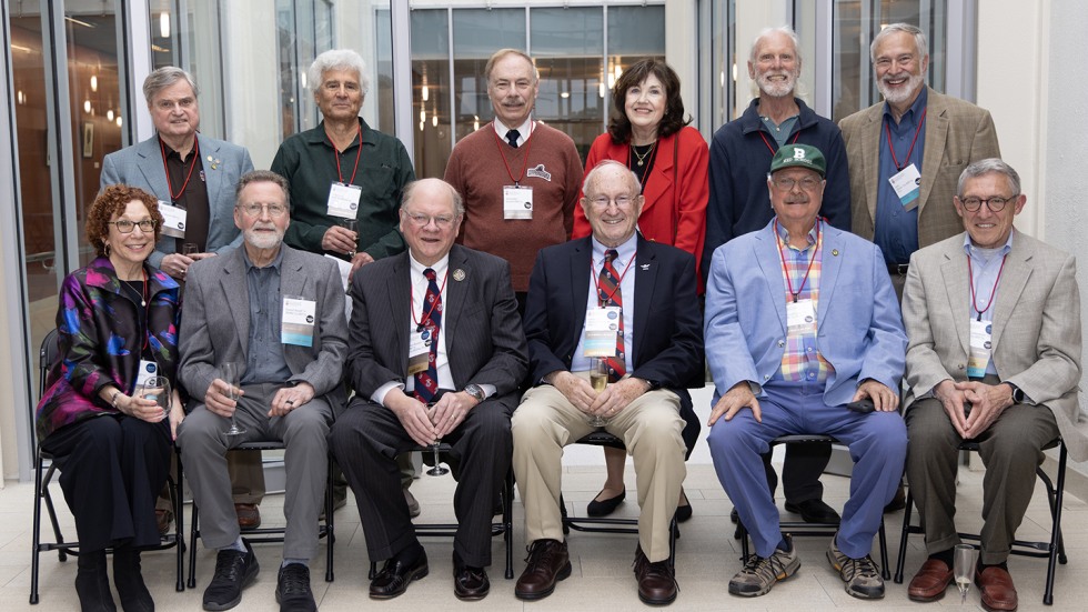 group shot of the MD Class of 1975