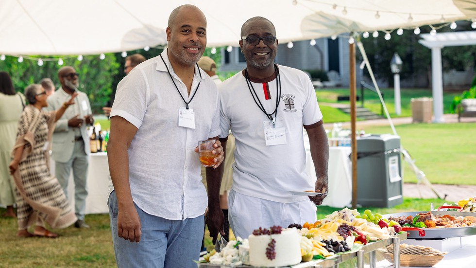 Alumni enjoyed refreshments as they reconnected and made new memories. 