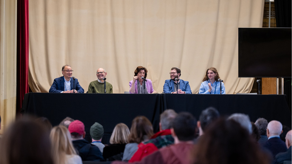 The panelists on the panel “How Brown Has Shaped the Field of Judaic Studies”