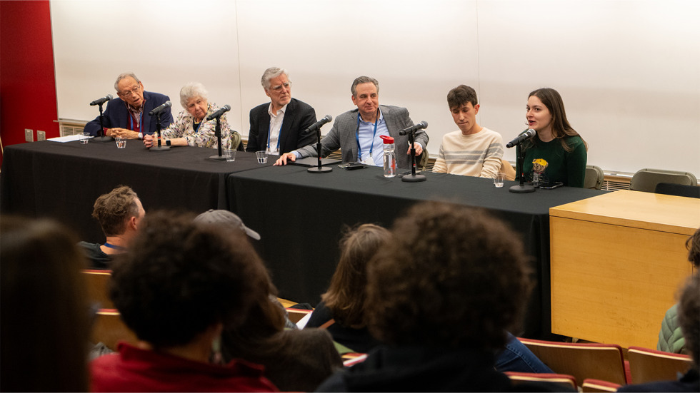 Alums from across the decades on the “From Generation to Generation” panel. 