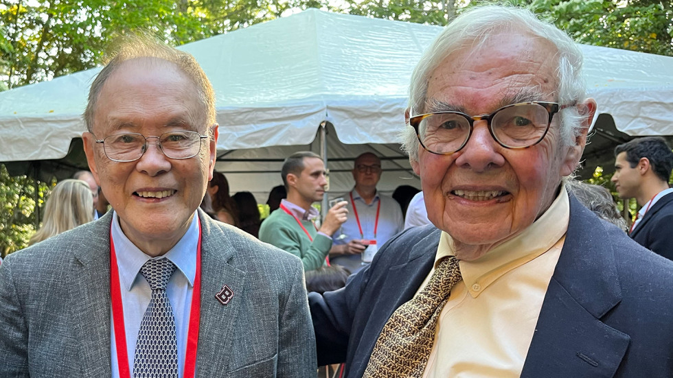 Richard Yen and Barrett Hazeltine