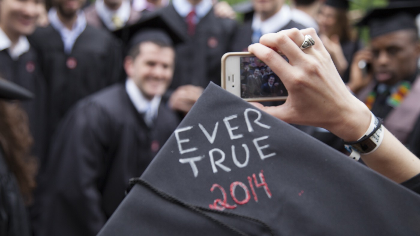 Cap with "Ever True 2014" written on top