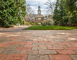 Alumni Brick Walkway Maddock Alumni Center