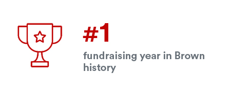 #1 fundraising year in Brown history